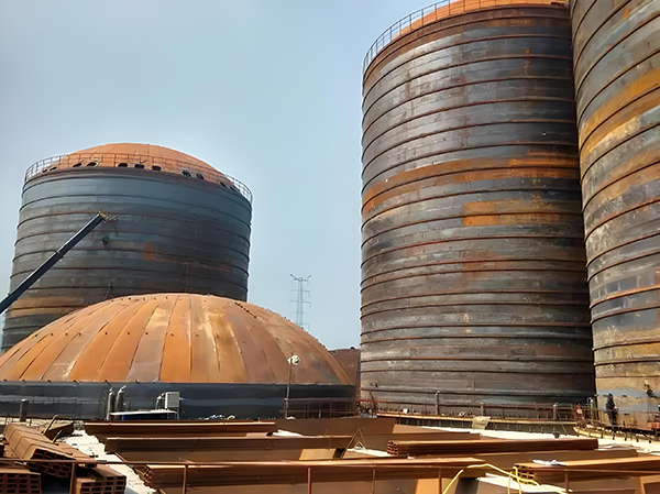 工业园区焦粉钢板仓